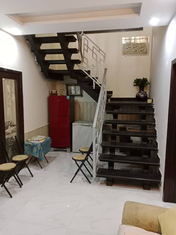 10 Marla Beautiful Full Furnished House Available For Rent in DHA Rahbar 25