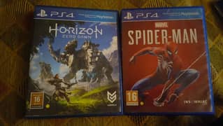 spiderman and horizon zero dawn