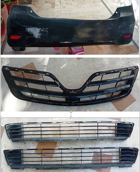 Toyota Gli Bumper, Front Grill and Bumper Grill 0