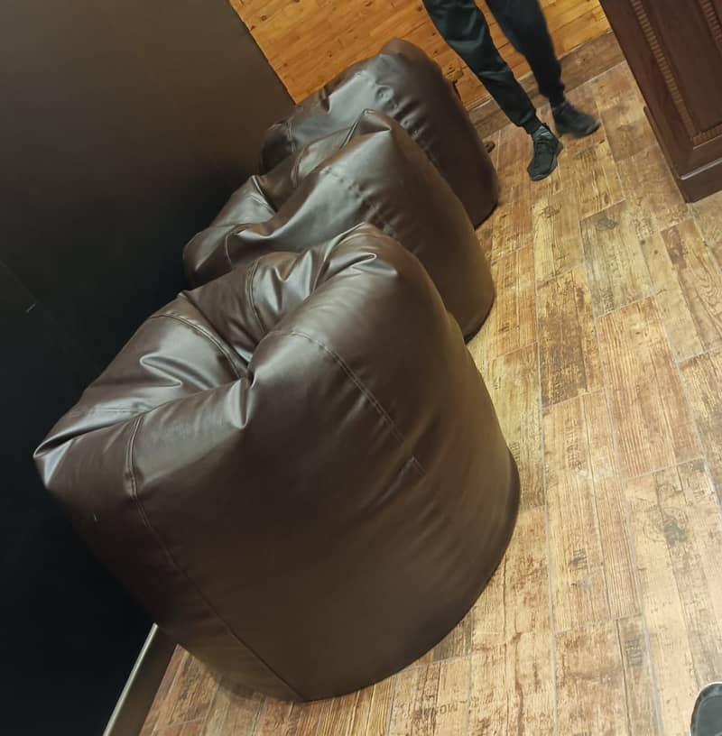 Leather Bean Bags for Sale 1