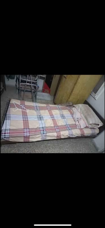 single bed for sale with mattress 1