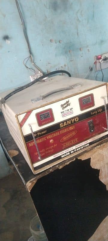 Sanyo stabilizer 10000 what 3