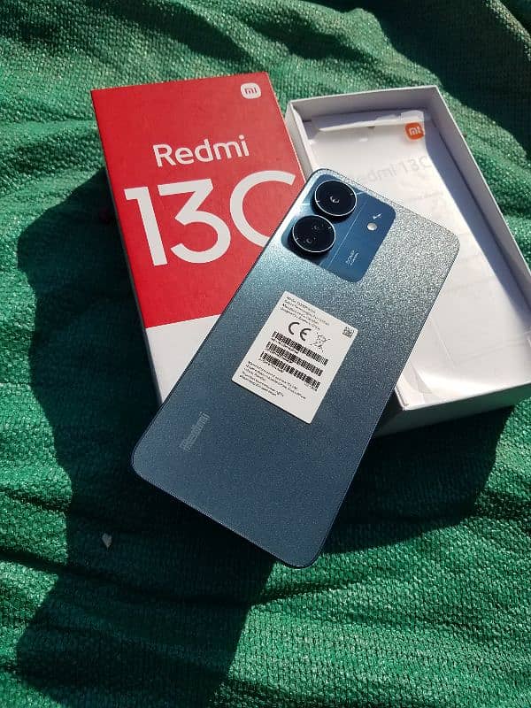 redmi 13c 6+128gb with all accessories 0