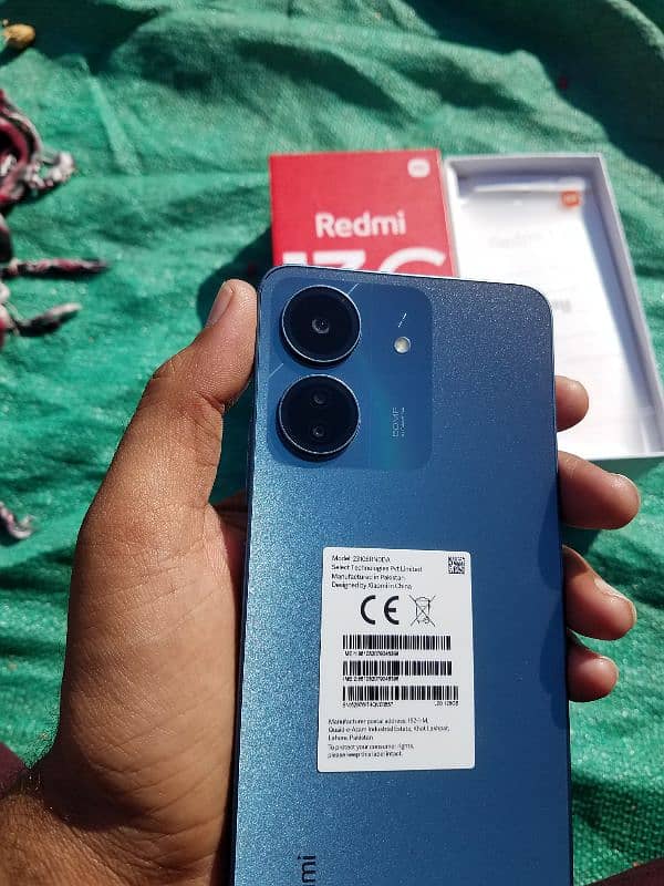 redmi 13c 6+128gb with all accessories 6