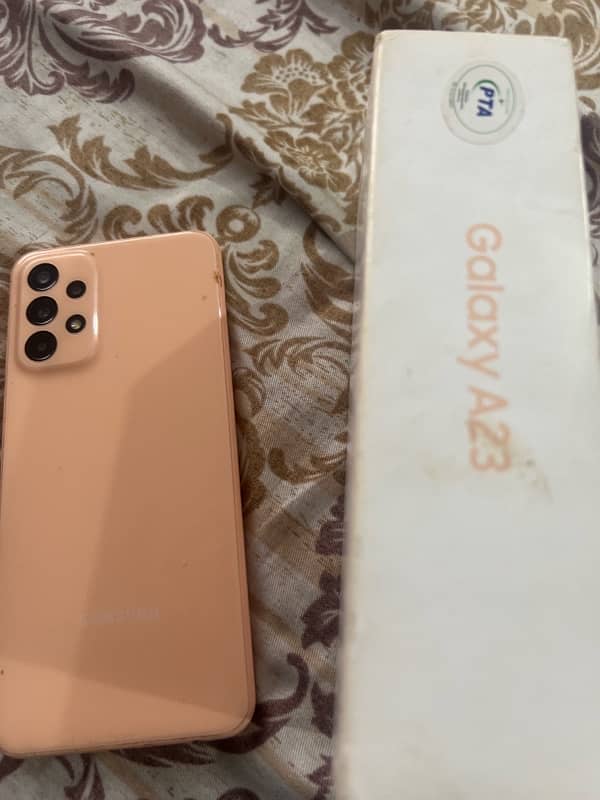 Samsung galaxy a 23 with box 1