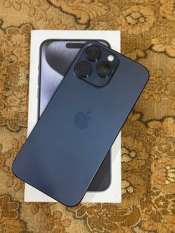 IPhone 15 Pro Max 256GB Blue Titanium 1