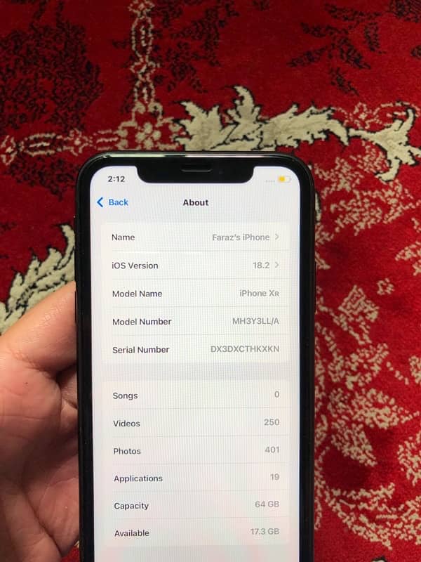 iphone Xr 64 gb jv 6