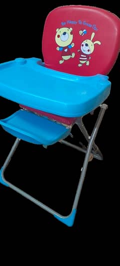 BABY HIGH CHAIR - FEEDING CHAIR (RED and BLUE) FOR 6 Months to 3 Years