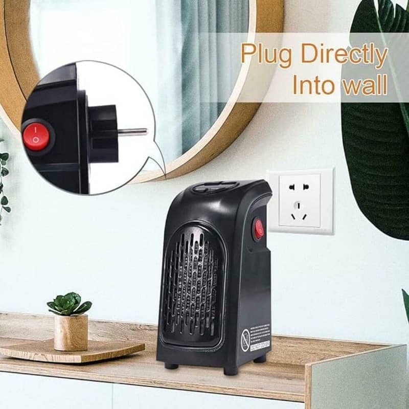 400 Watts Electric Handy Room Heater Portable Small Mini Room Heater 4