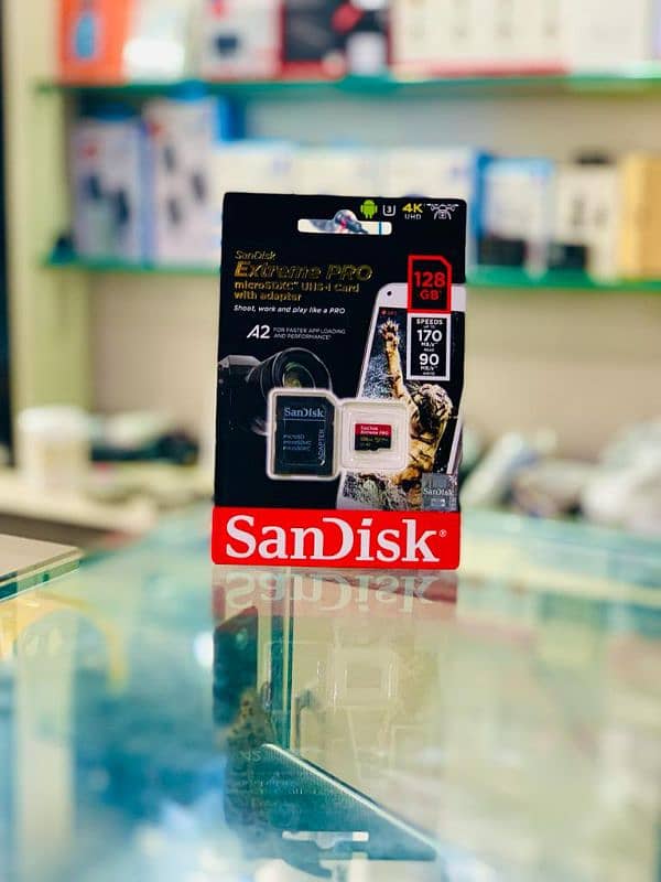 sandisk 128 Drone storage card 4K video 1