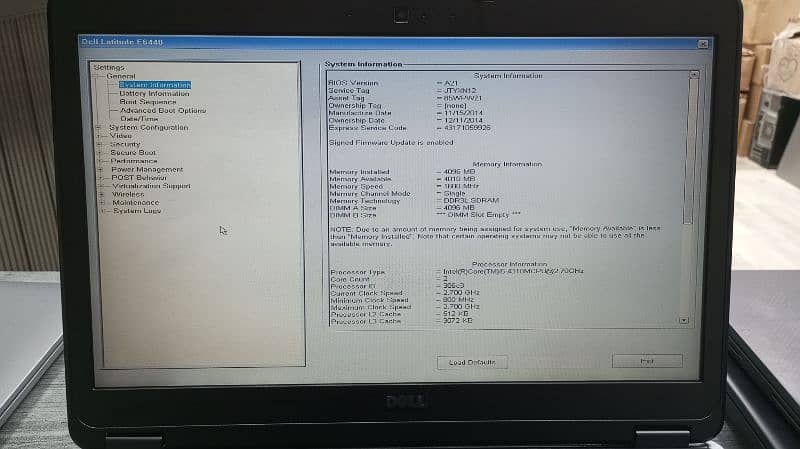 DELL LATITUDE E6440 6