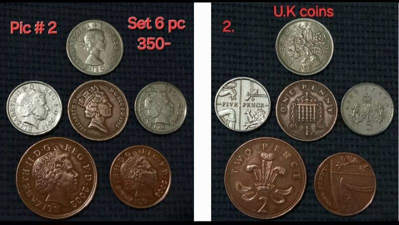 Collectable Vintage coins Sets 1