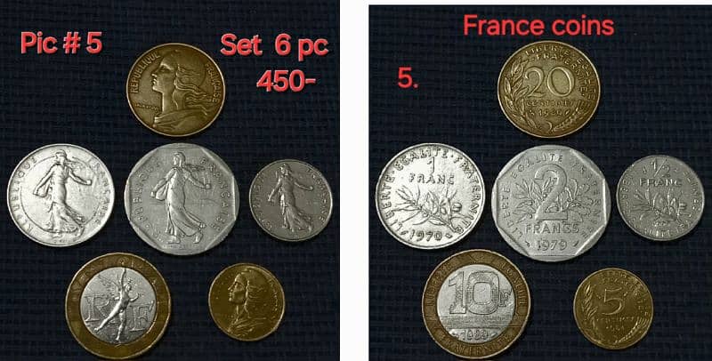 Collectable Vintage coins Sets 4