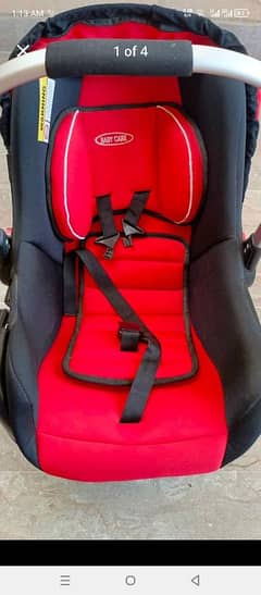 good condition baby cot/ car seat