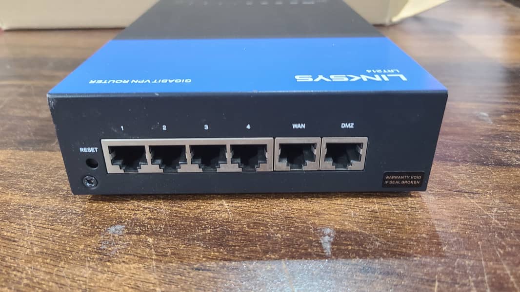 Linksys LRT214 Dual WAN Business Gigabit VPN Router (Branded Used) 8