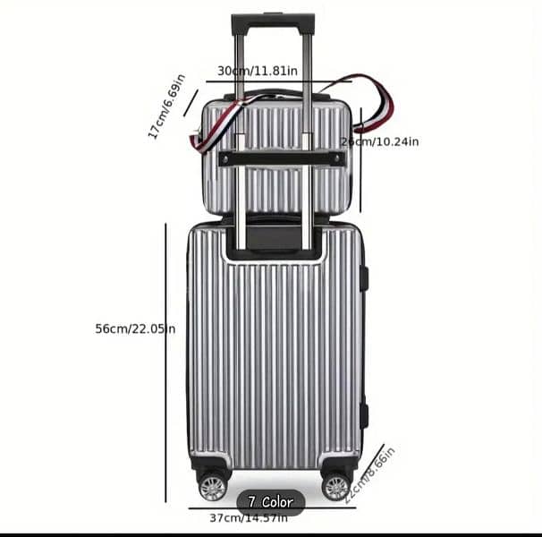 Imported Trolley Bag with Vanity 1