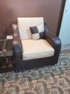 five seater sofa set rexine per hai