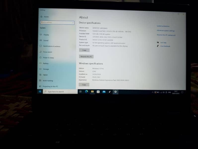 Dell latitude laptop good condition 8gb 256gb 3