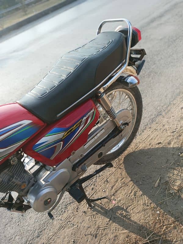 Honda 125  model 2022 My own name Punjab number 7