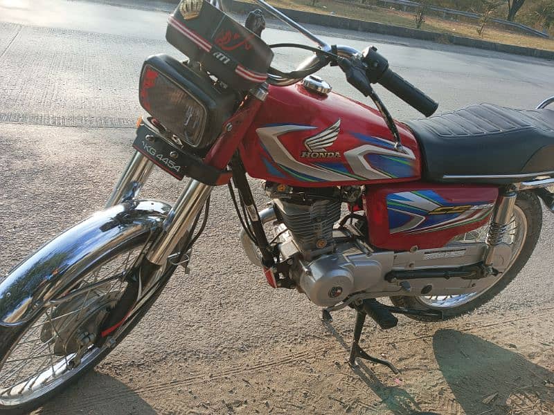 Honda 125  model 2022 My own name Punjab number 12