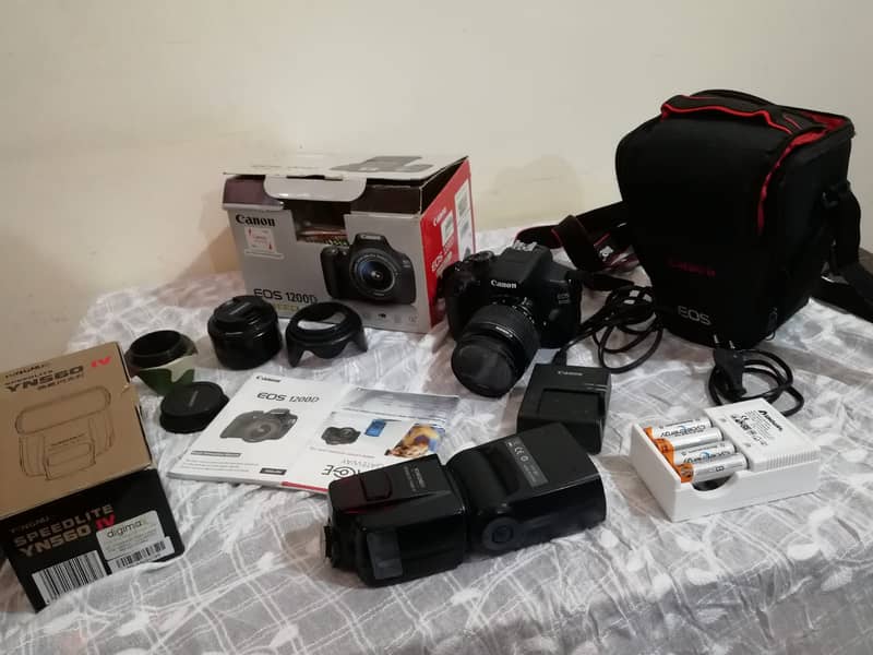 DSLR Canon 1200D with complete accessories best for Photography 10/10 6