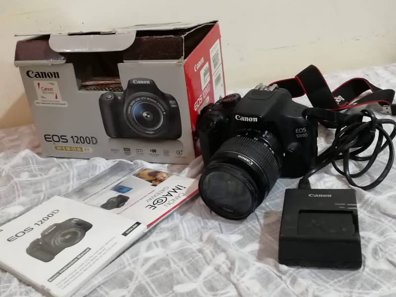 DSLR Canon 1200D with complete accessories best for Photography 10/10 12