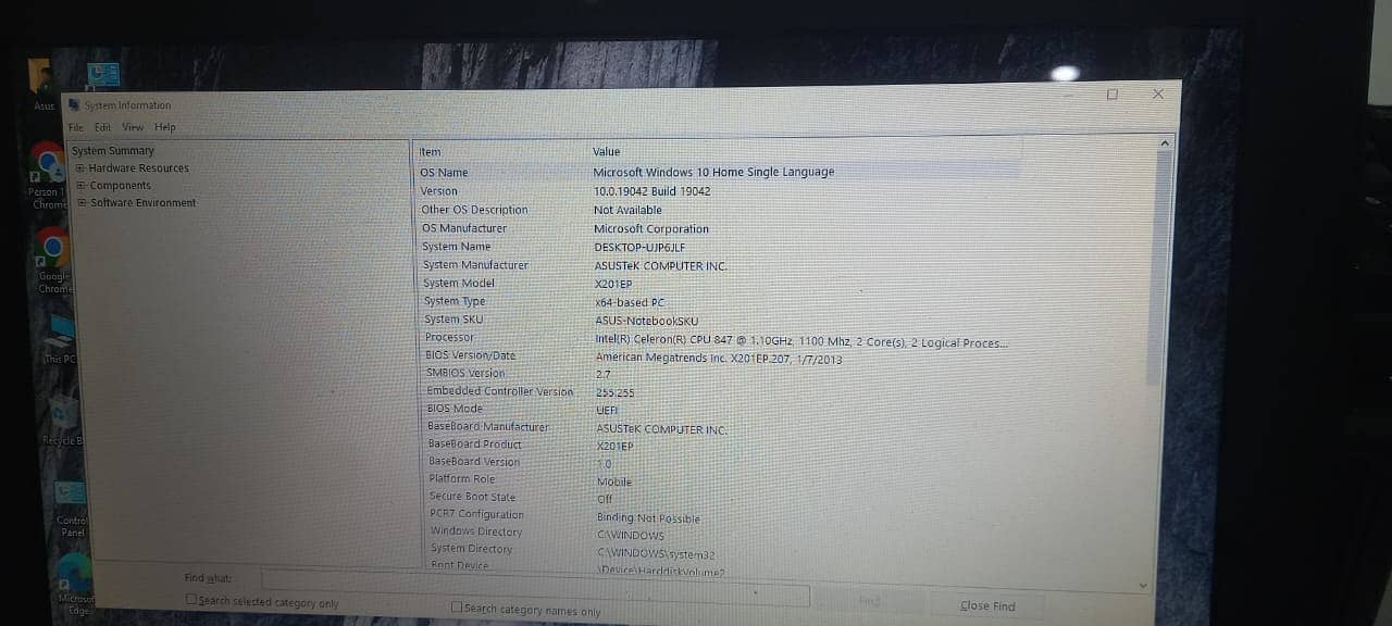 ASUS X201EP Laptop – Windows 10, 2GB RAM– Good Condition 5