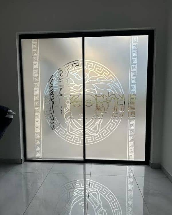 Aluminum glass design,seperated glass,Glass railing,aluminum doors 0