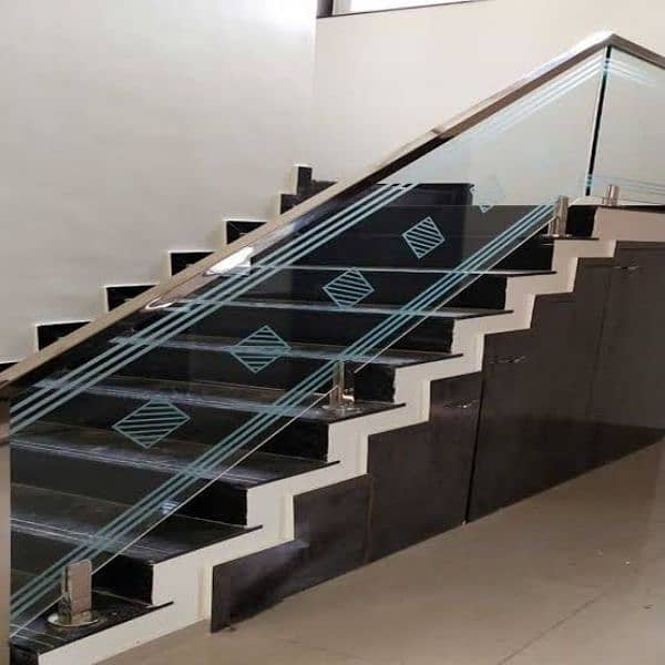 Aluminum glass design,seperated glass,Glass railing,aluminum doors 12