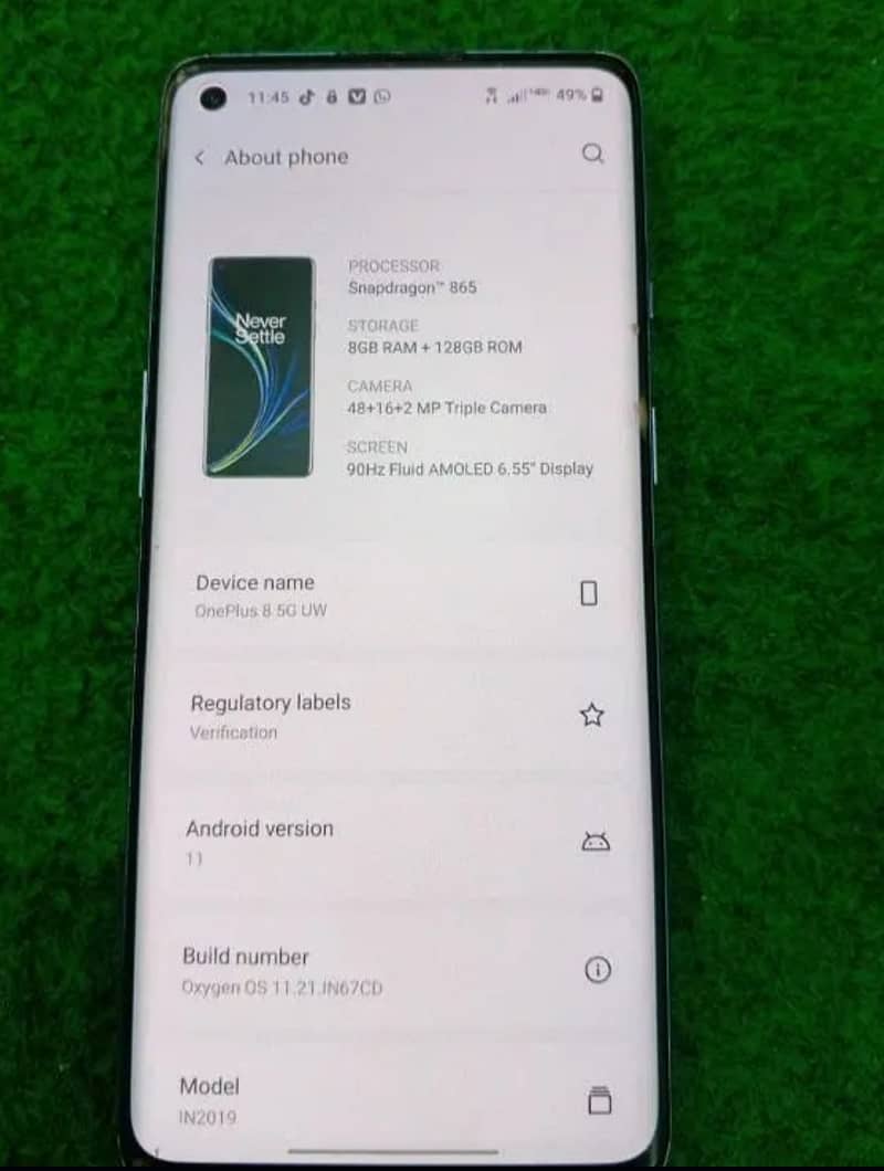 OnePlus 8 10by9 all ok finger not working 1