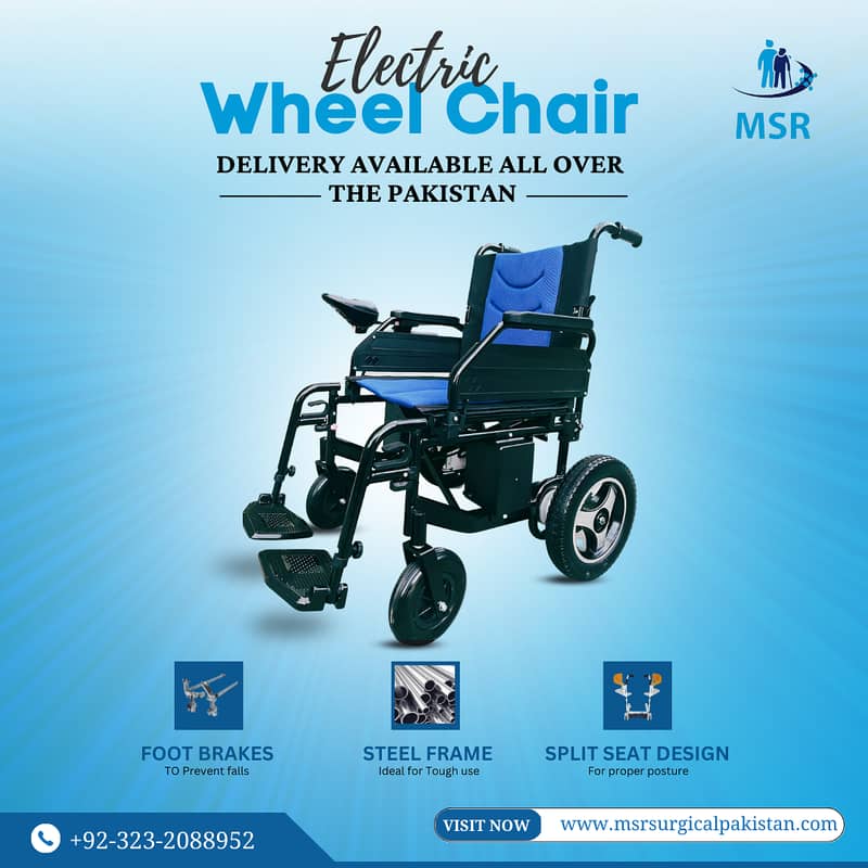 Wheelchairs and Electric Wheelchairs in Pakistan 9