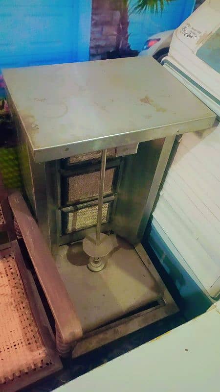 Fast Food Counter frayer Shawarma Machine 5