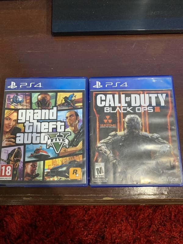 Cod Black Ops 3 & GTA 5 ( PS4 ) 0