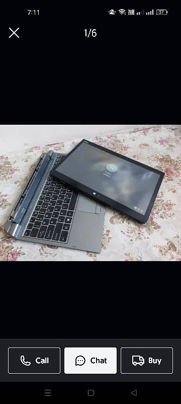 Fujitsu laptop touch screen detachable 4