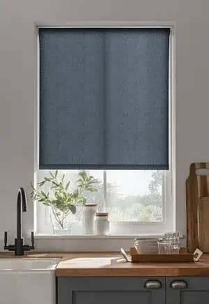 Window blinds for bedroom and kitchen-wood floor-vinyl floor-walpaper/ 1