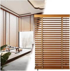 Window blinds for bedroom and kitchen-wood floor-vinyl floor-walpaper/