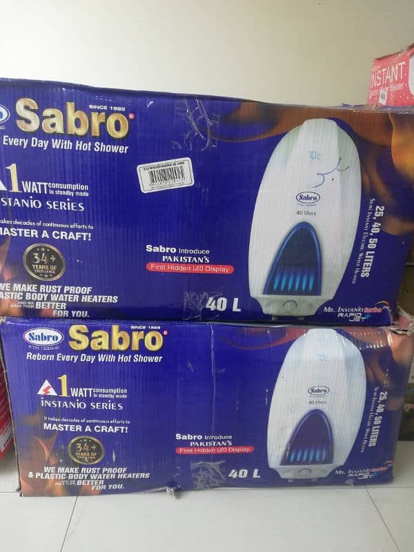 Sabro 15 25 40L electric geysers 3