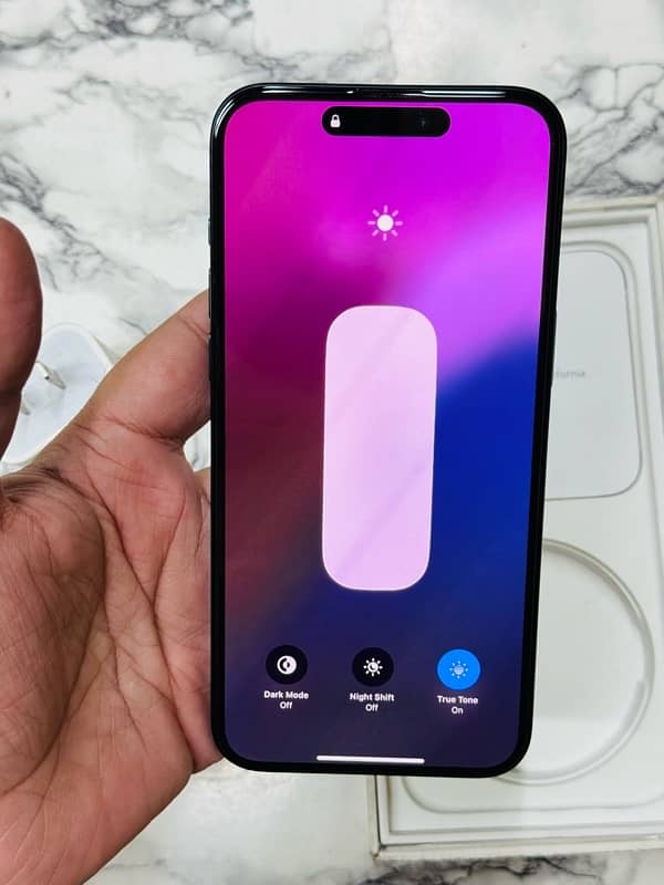 Iphone 15pro max 256gb pta aproved 99 health with box chargr cabl 2