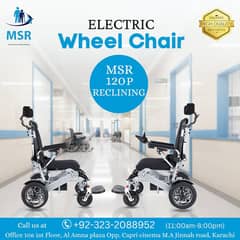 Electric Wheelchair Foldable| MSR Motorized Reliable Wheel Chair Power