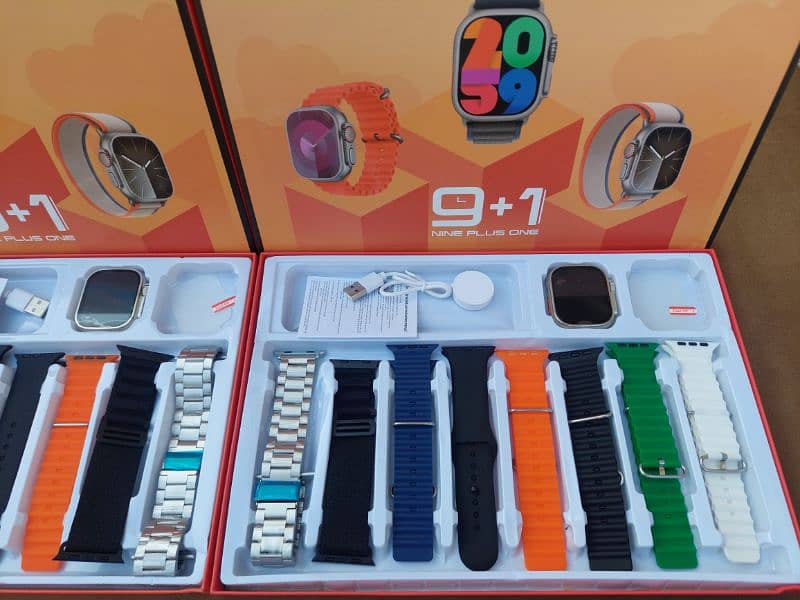 Z60 ultra 2 smart watch free 7 straps + protector 4