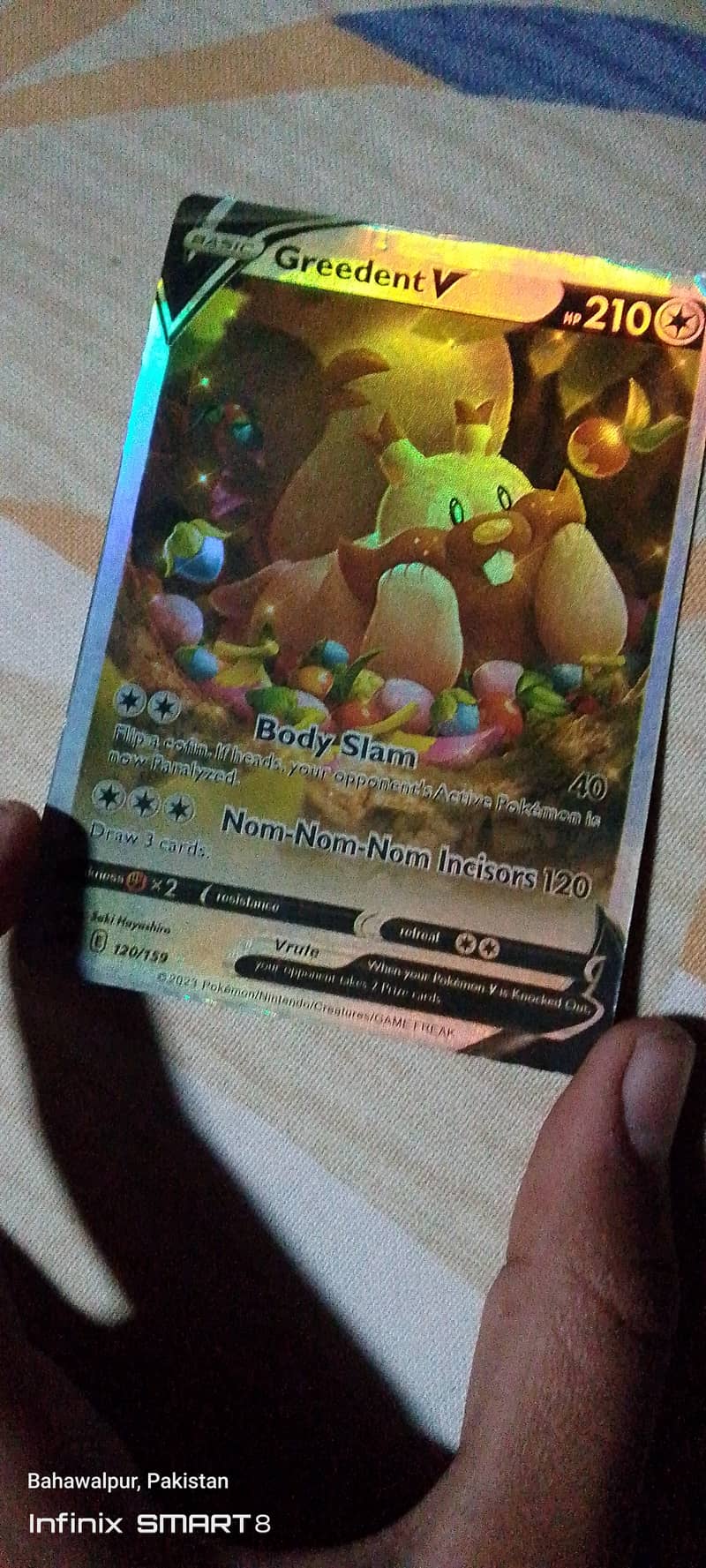 Colour changing pokemon card 1