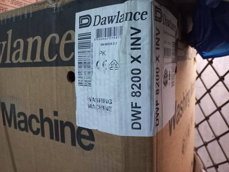 Dawlance DWF 8200 X INV front load Black Color 2