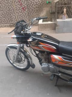 honda cg125 black color