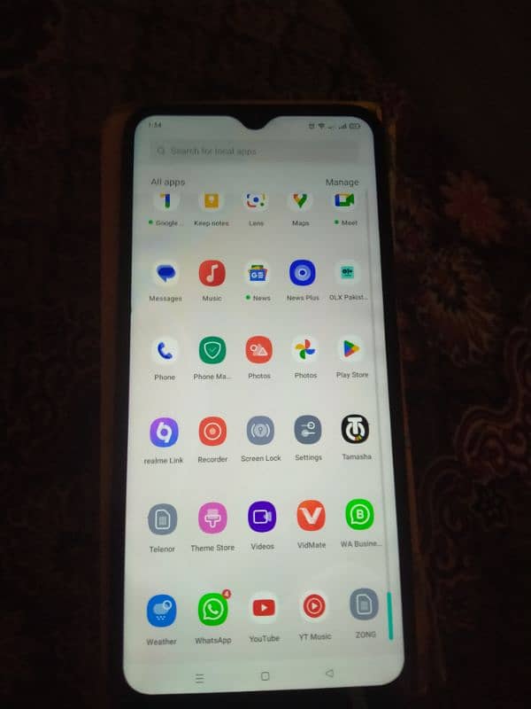 Realme c21 official 4 64 with box 5