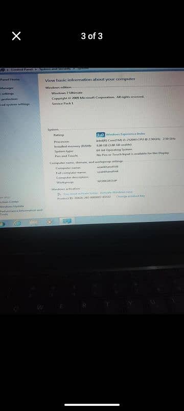 I'm doctor dell core i5 2n generation 4gb ram 520gb hhd 1