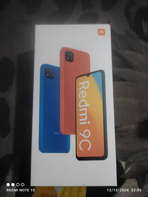 Redmi 9c 3/64 original & Good condition PTA Approved with Air pods 2