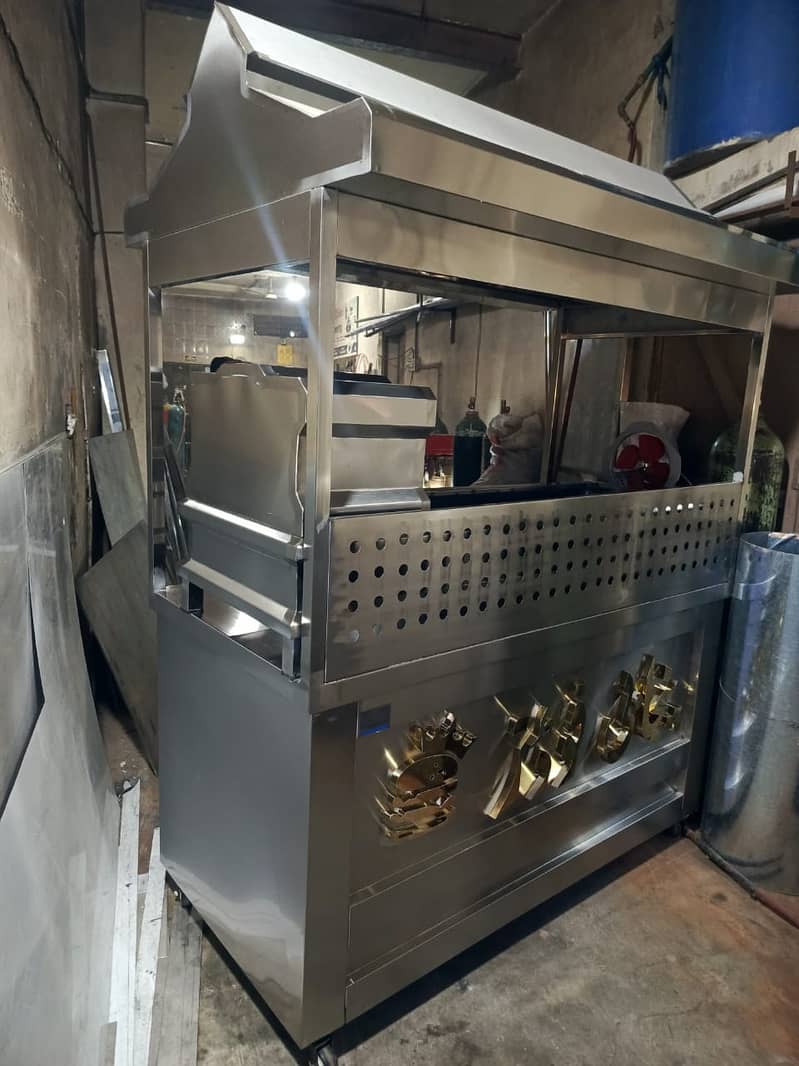 shawarma counter ss Food grade A1 quality 201 great fryer 16 litre 3