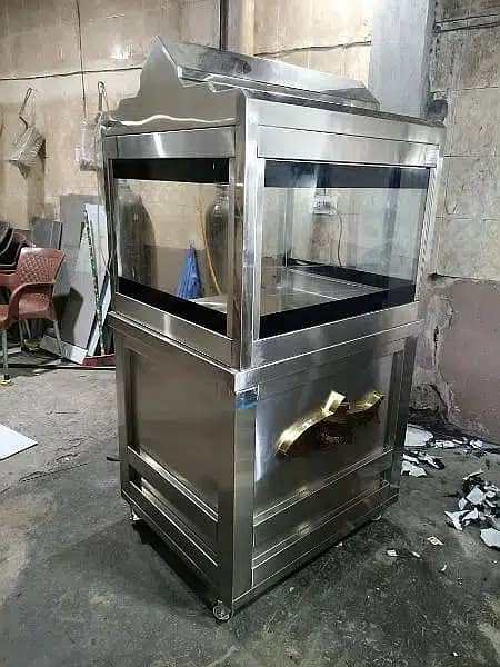 shawarma counter ss Food grade A1 quality 201 great fryer 16 litre 8