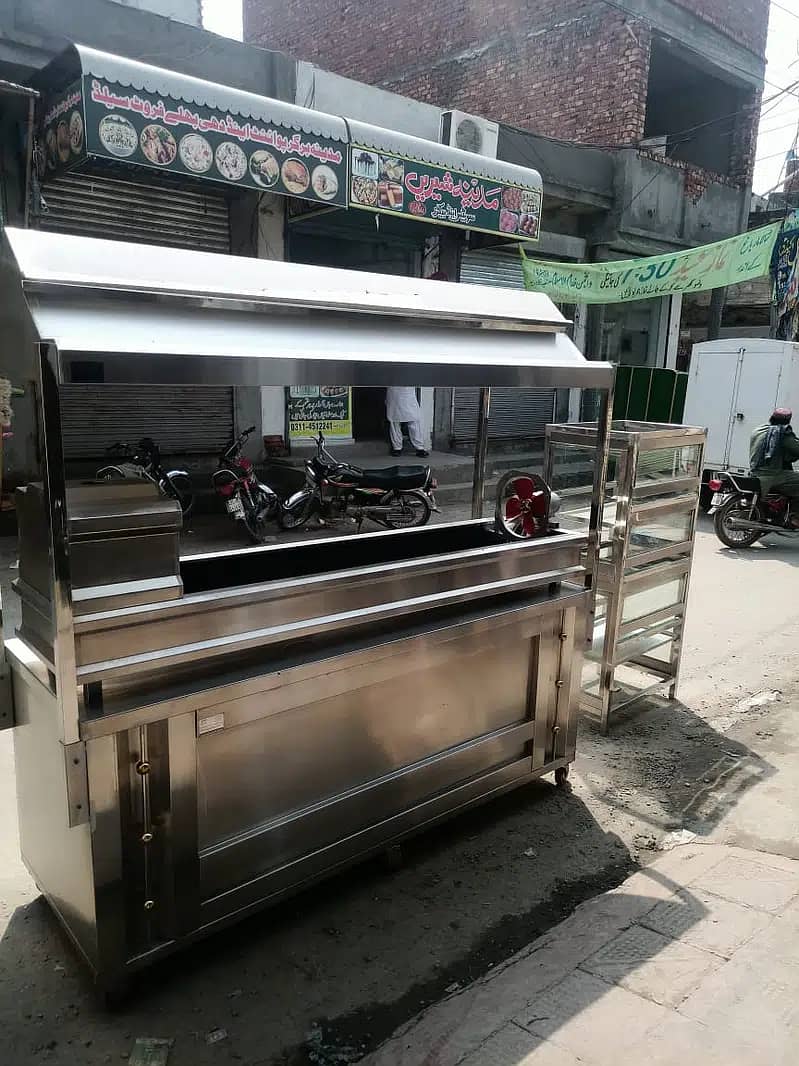 shawarma counter ss Food grade A1 quality 201 great fryer 16 litre 10