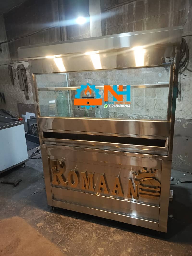 shawarma counter ss Food grade A1 quality 201 great fryer 16 litre 17